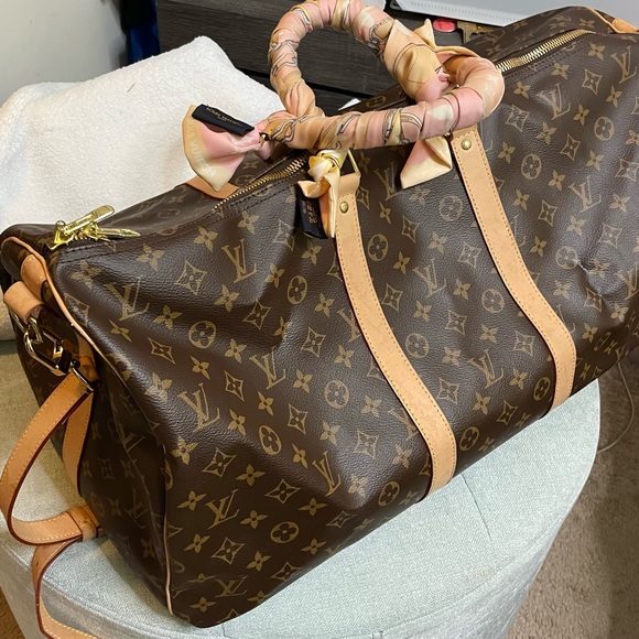 LV Keepall Bandiuliere 55' - Picture 2 of 2